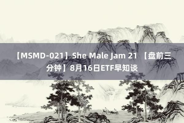 【MSMD-021】She Male Jam 21 【盘前三分钟】8月16日ETF早知谈