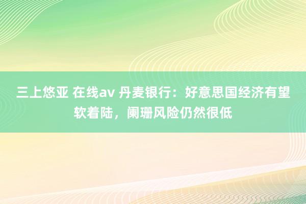 三上悠亚 在线av 丹麦银行：好意思国经济有望软着陆，阑珊风险仍然很低