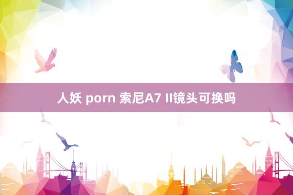 人妖 porn 索尼A7 II镜头可换吗